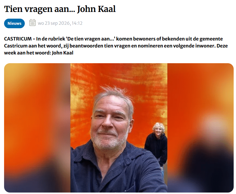 Parkinson Castricum Activiteiten Nieuws Castricum Voorzitter Stichting